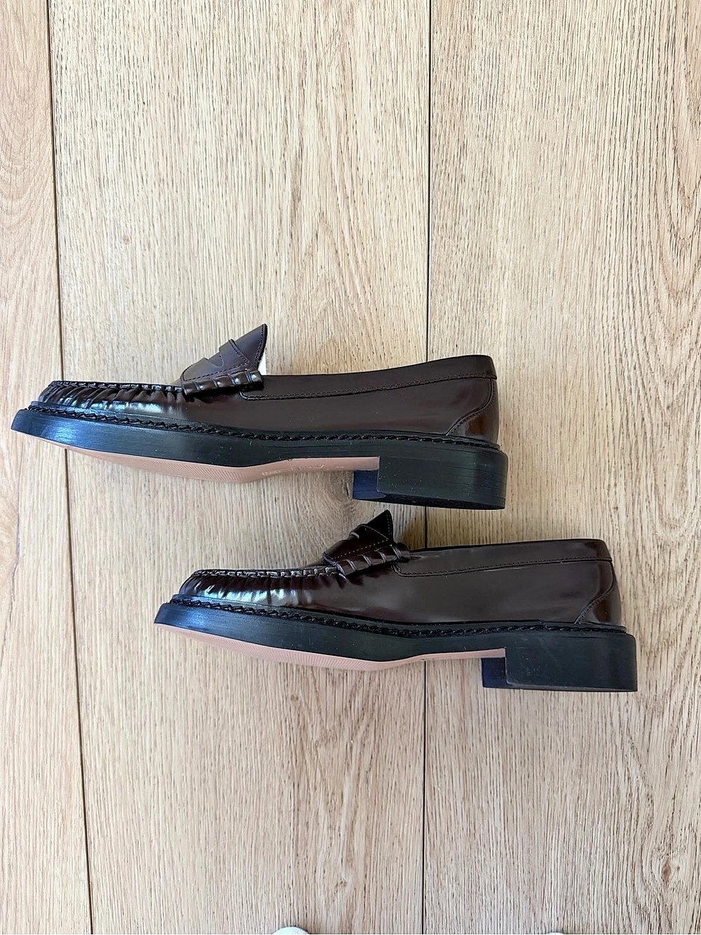J.Crew Winona Penny Loafers Brown US 8  New - Picture 4 of 5